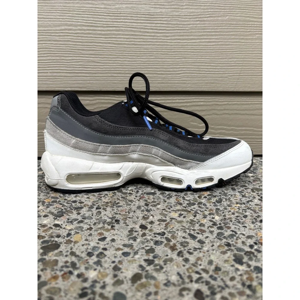 Nike Air Max 95 Black/Medium Blue DH4754-001 Shoes Sneakers‎ Men's Size 10